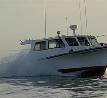 The Galloway Girl Charter Boat. Photo