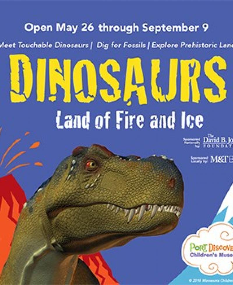 dinosaurs land of fire and ice