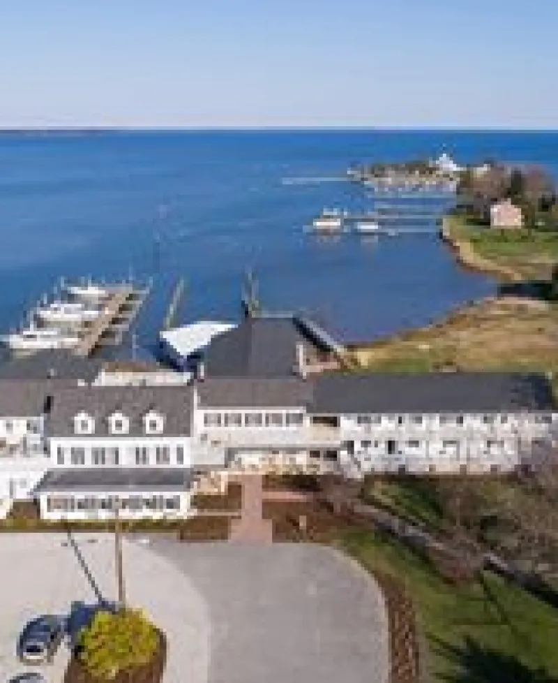 Wylder Hotel Tilghman Island aerial view Photo