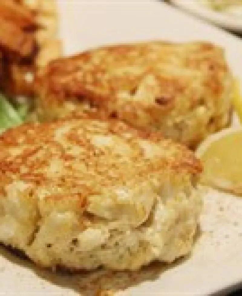 Crab cake platter Photo