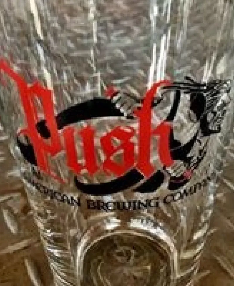 Push American Brewing Company beer glass Photo