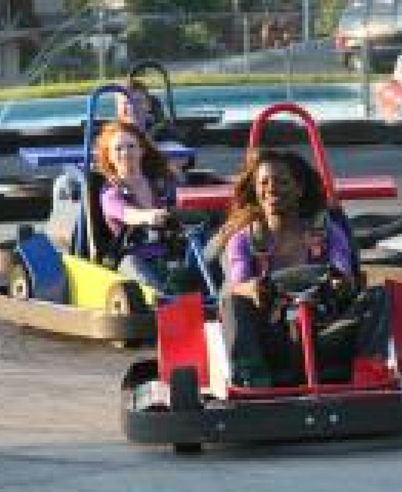 Go-kart racing at Smiley's Fun Zone Photo