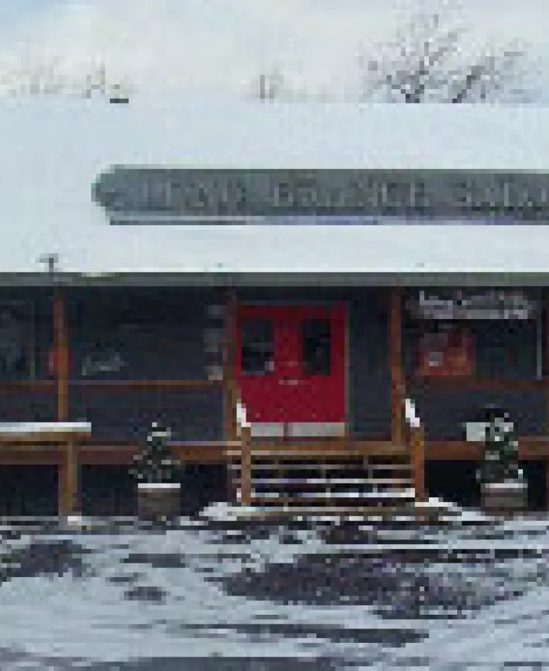 Long Branch Motel in the snow Photo
