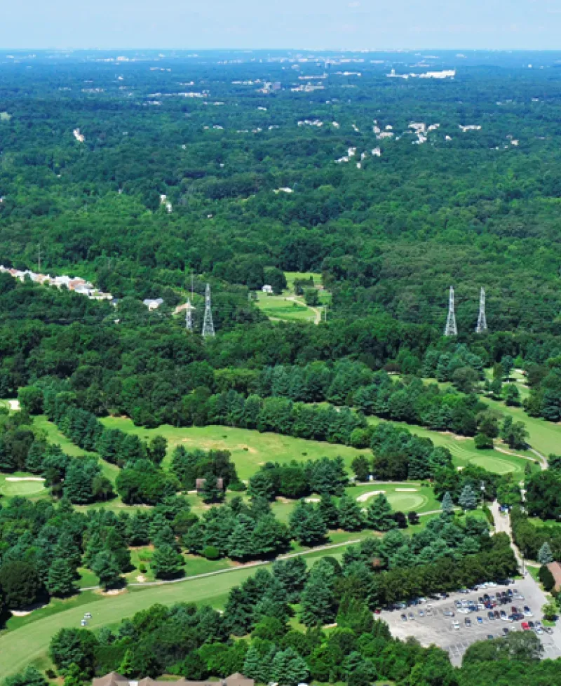 Bowie Golf and Country Club aerial view Photo