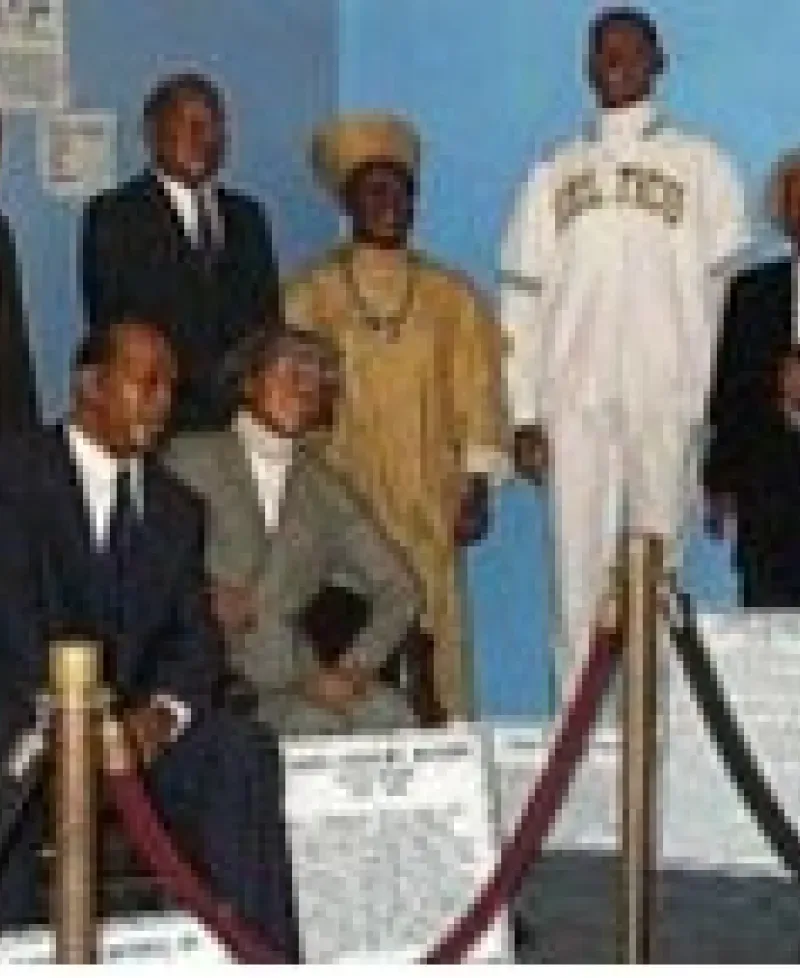 Wax sculptures at museum Photo