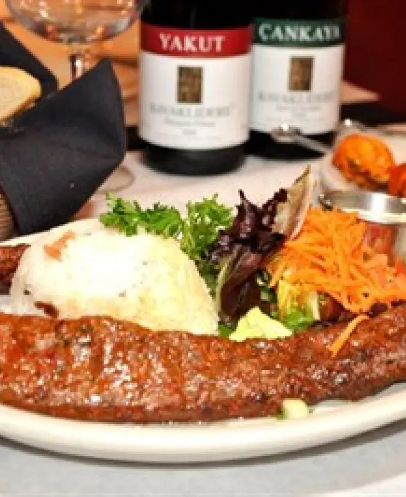 Flavorful dinner created by the Kitchen at Cazbar. Photo
