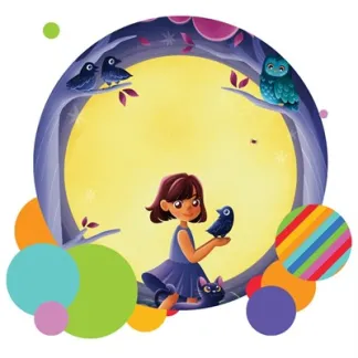 Beatrice Likes The Dark Illustration by Heather Sun Photo