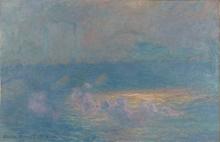 Claude Monet. Waterloo Bridge, Sunlight Effect with Smoke. 1903 Photo