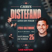 Chris Distefano / Oct 25 / Lyric Baltimore Photo
