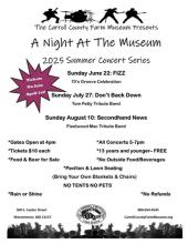Night at the Museum Concert Series Flyer Photo
