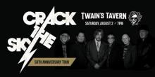 Local legendary rock band Crack The Sky  will grace the stage at Twain's Tavern in Pasadena, MD  Photo