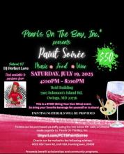 Sip and Paint for a cause proceeds from this fundraiser directly support community service programs. Photo