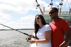 People fishing