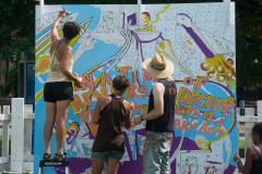 Painting at the Artscape Festival Artscape Arts Festival Painting