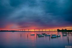 Cloudy Sunset in Solomons Island Enjoy breathtaking sunsets at Solomons Island. Photo by Southern Maryland Photography