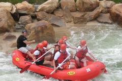 Whitewater rafting at Adventure Sports Center International (ASCI) ASCI's man-made rapids offer thrilling rafting adventures.
