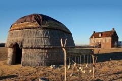 Chicone Longhouse at Handsell Handsell house and Chicone Village