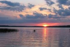 Sunset on the water Sunset on the water