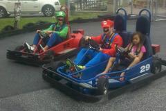 Mario and Luigi in Go Karts
