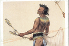Native American Depiction at the Lacrosse Museum Native American Depiction at the Lacrosse Museum