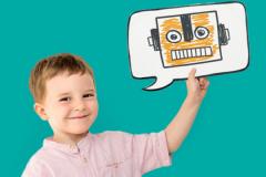 boy with robot image