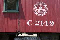 Train Car at B&O Railroad Museum Train Car at B&O Railroad Museum