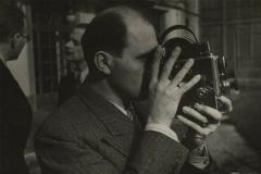 man with movie camera