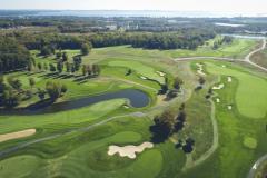 Group of golfers on the green at Bulle Rock located in Havre De Grace, Maryland.