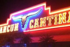 Front entrance sign of Cancun Cantina in Hanover