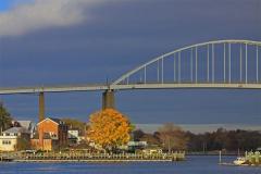Canal and Bridge in Chesapeake City Canal and Bridge in Chesapeake City