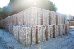Boxes of Clean Oyster Shells Boxes of Clean Oyster Shells