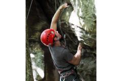 Climber at Adventure Sports Climber at Adventure Sports International