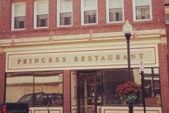 brick exterior of the Princess Restaurant