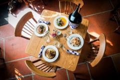 food and wine at Shift