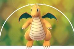 Image of the rare Pokemon, Dragonite