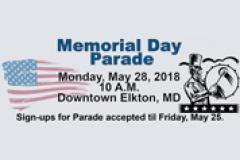 Elkton Memorial Day Parade Flyer