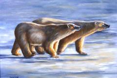 polar bear painting by Donnon