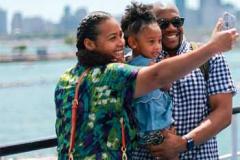 family taking photo