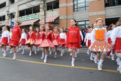 Young dancers at the St. Patrick's Day Parade, Gaithersburg Young marchers show dancing talent at the St. Patrick's Day Parade in Gaithersburg