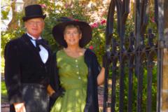 Tour guides Keith and Anne Potts
