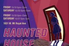 haunted house poster