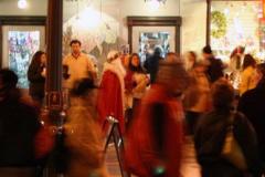 holiday shoppers