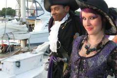 couple dressed like Pirate and Wench