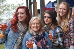 women at beer festival