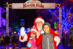 kids with santa