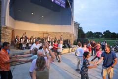Dancing outside