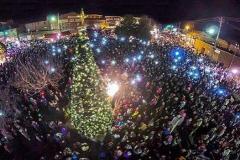 Christmas tree lighting