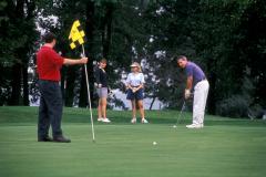Family golf outting