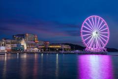 Gaylord National Harbor & Resort At the heart of the National Harbor is this resort which boasts a huge spa, beautiful atrium and easy access to local attractions.