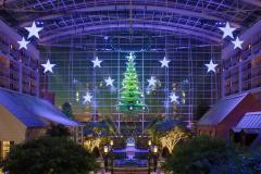 Gaylord Atrium at National Harbor Decorated for the Holidays Gaylord Atrium at National Harbor Decorated for the Holidays